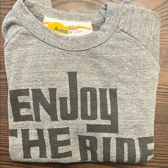 Aviator Nation Gray Crewneck Sweater - Picture 8 of 8